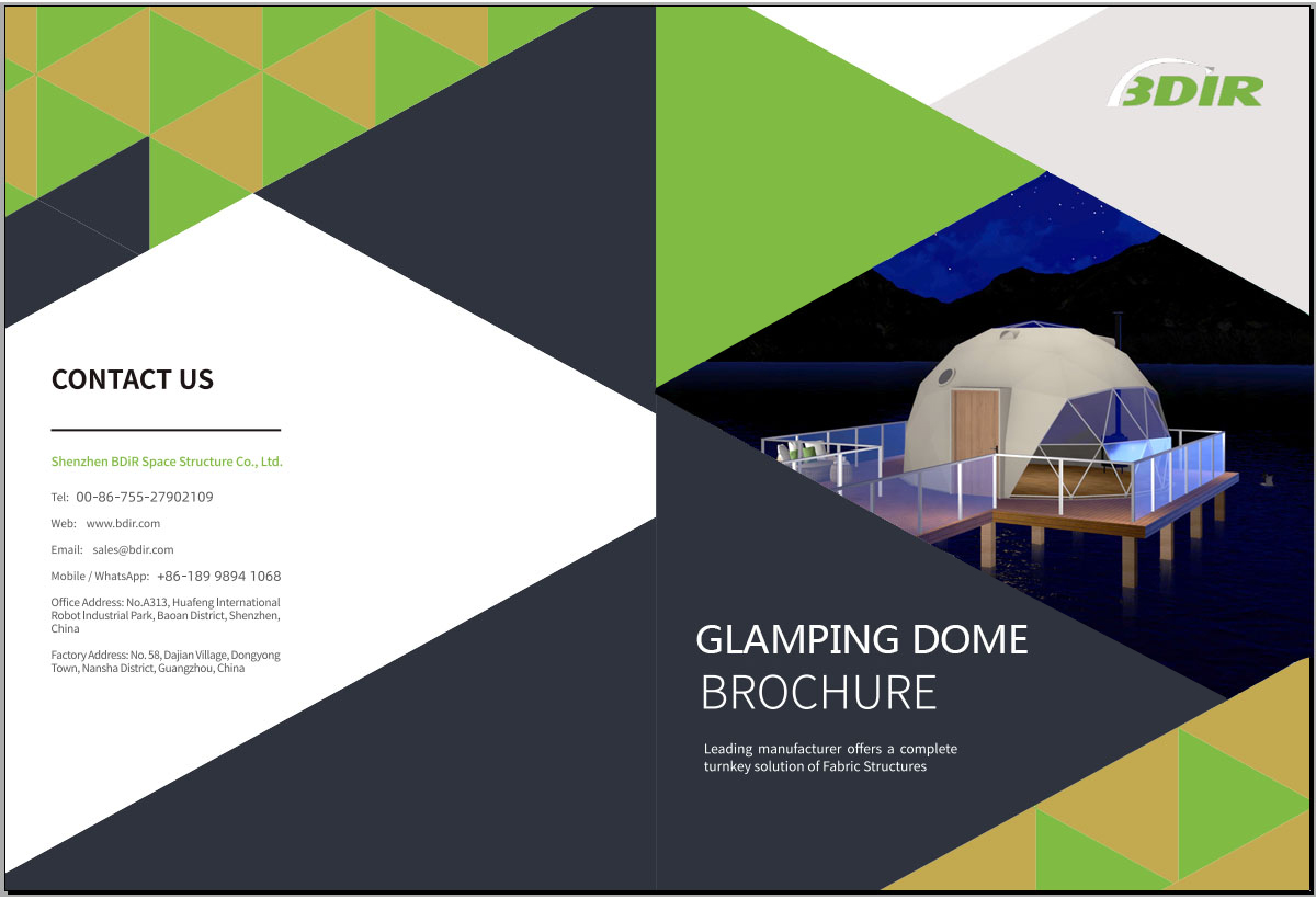 BDiR-catalogus - Glamping geodetische koepeltent