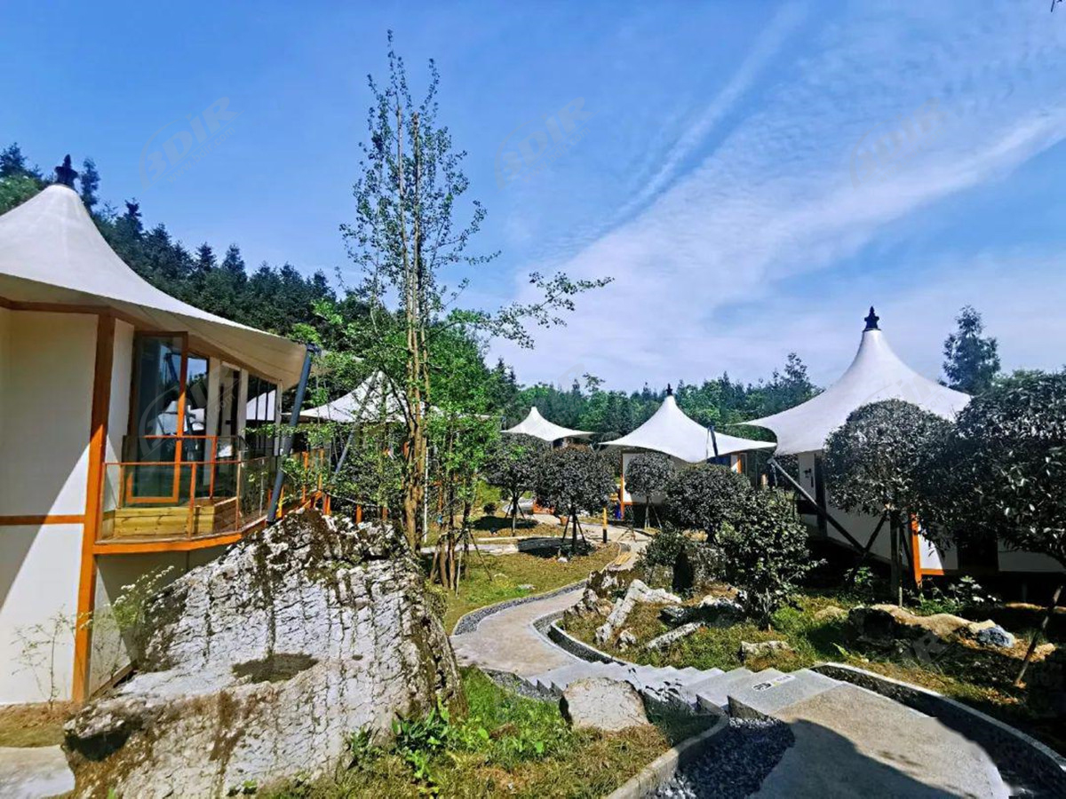 19 Pcs Luxury Eco House Resorts | Beach Camping Shelter - Chengdu, China