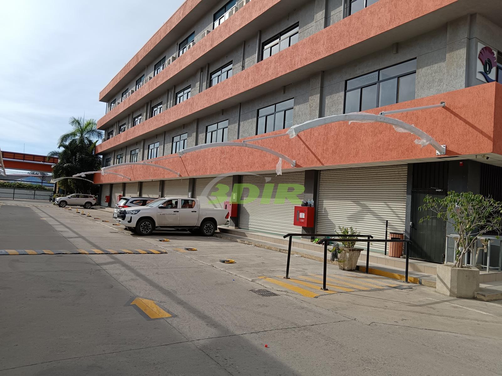 Tensile Membrane Shading Canopy for the Parking Lot in an Industrial Park in Dili, Timor-Leste