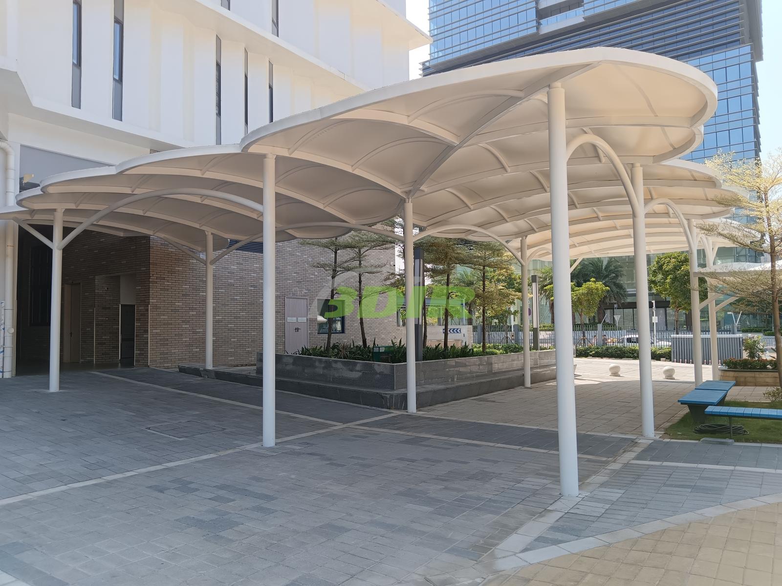 Campus Corridor Tensile Membrane Structure Rain Shelter - Zhuhai, China