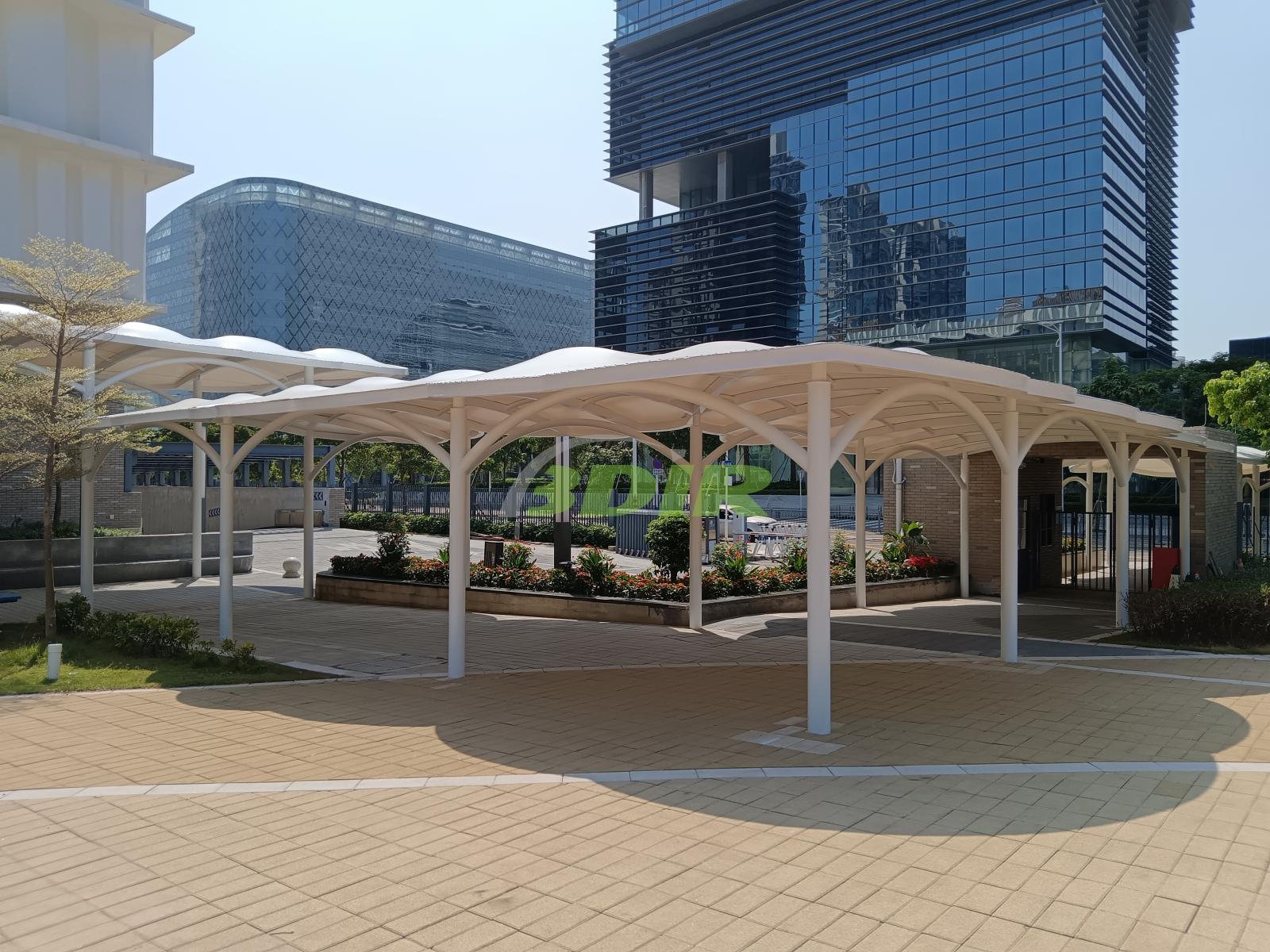 Campus Corridor Tensile Membrane Structure Rain Shelter - Zhuhai, China