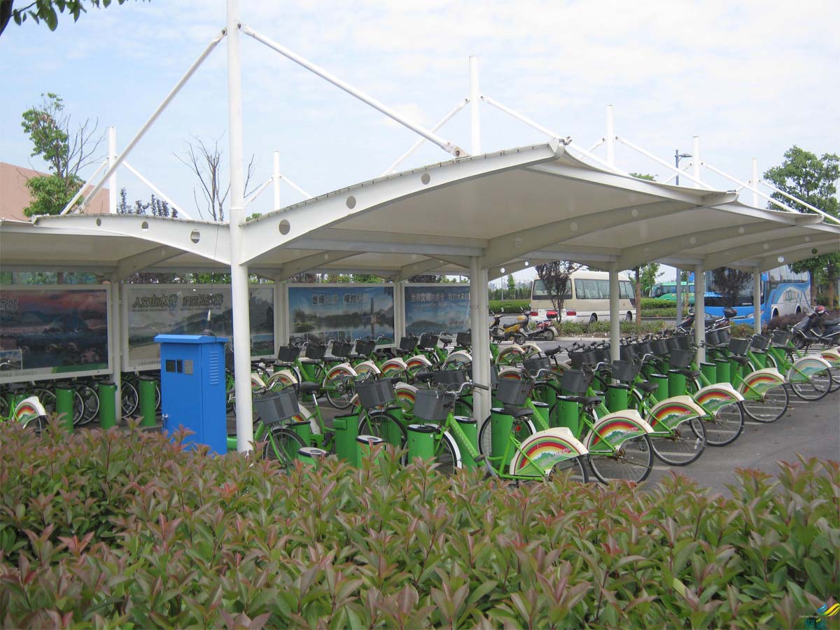 Personalizar Galpão de Estacionamento de Bicicleta - Melhor Sombra de Bicicleta, Abrigos, Coberturas