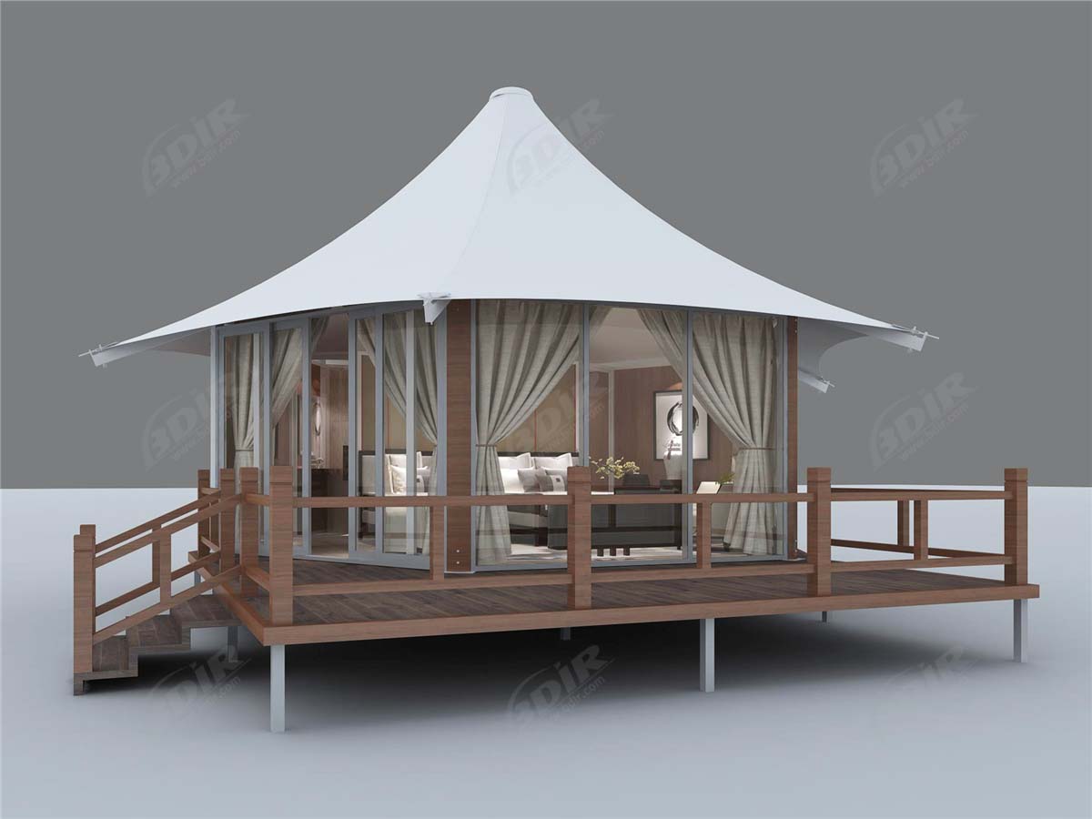 Camping Tents, Tent Lodges, Tented House - Capella Ubud, Bali, Indonesia