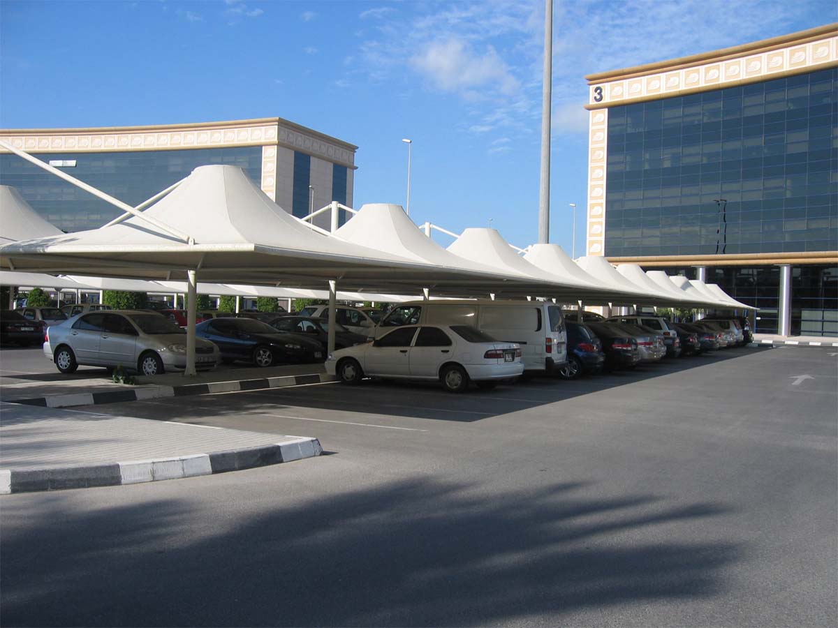 Custom Car Park Shade Structures & Canopies - Fabritecture