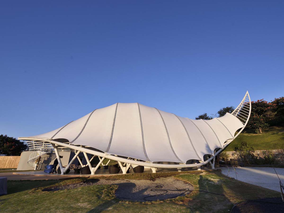 Customize Tensile Structure for Recreational Resorts, Tourism Industry