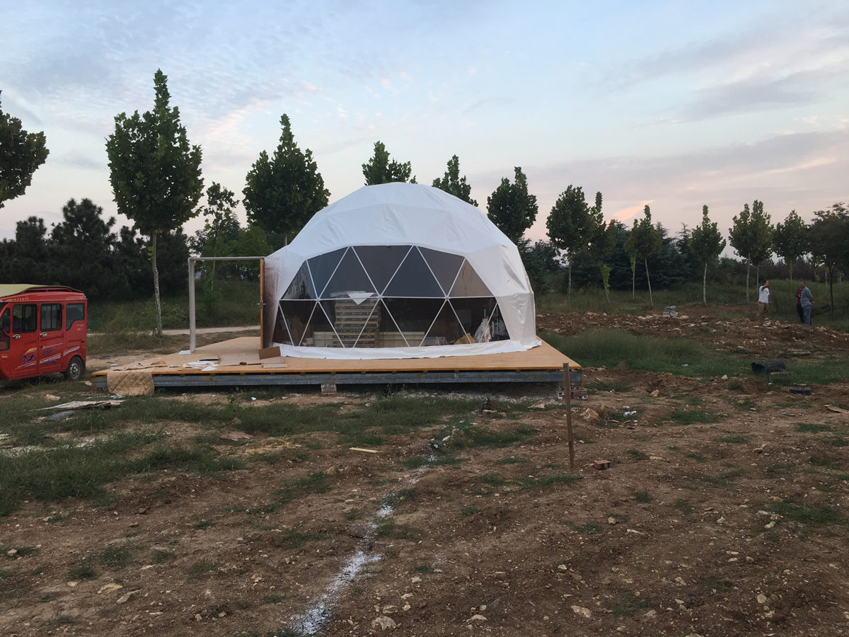 Alojamento em Cúpula | Casa Geodome | Tendas para Cúpulas Geodésicas - Design & Manufacturing