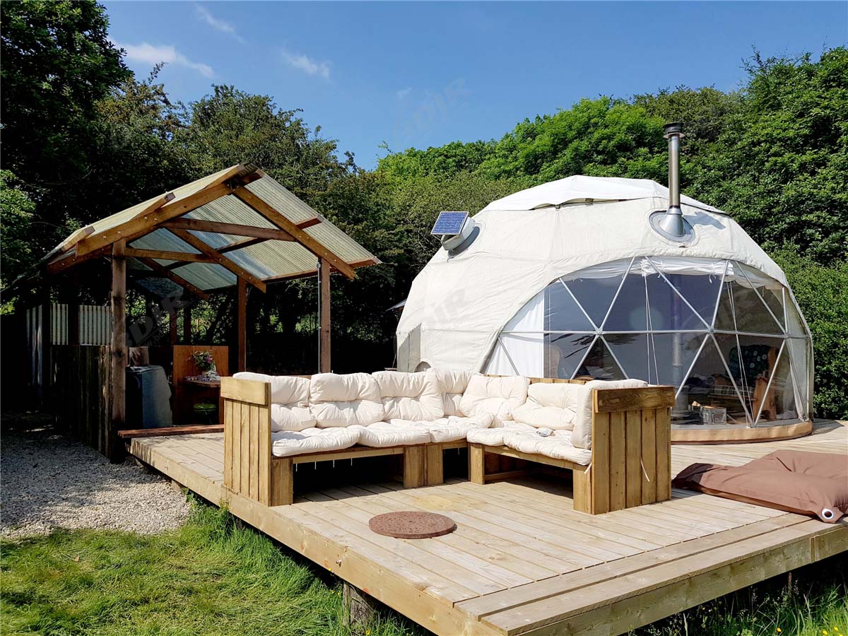Customized Luxury Glass Geodesic Dome for Glamping & Camping