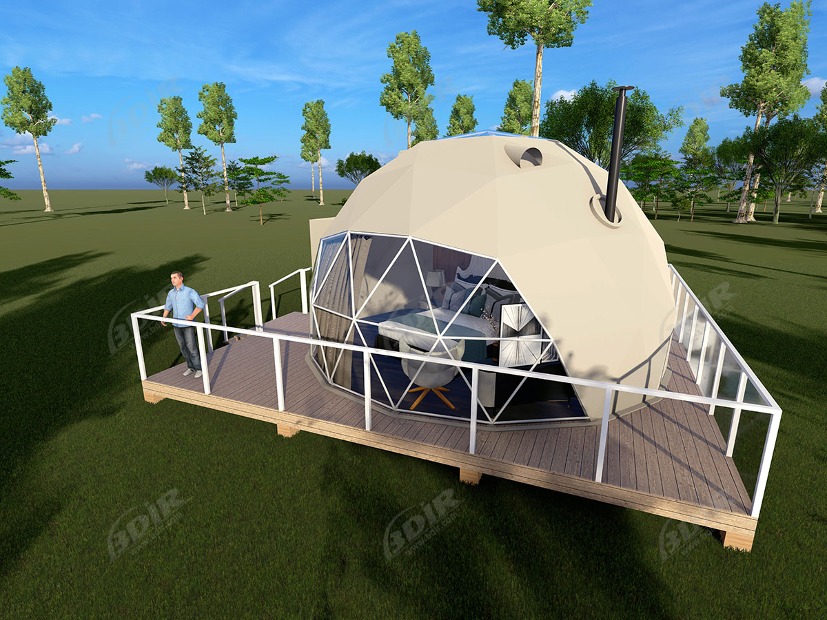 Comment construire une plateforme pour tente glamping ? - Tente de camping  MoxuanJu