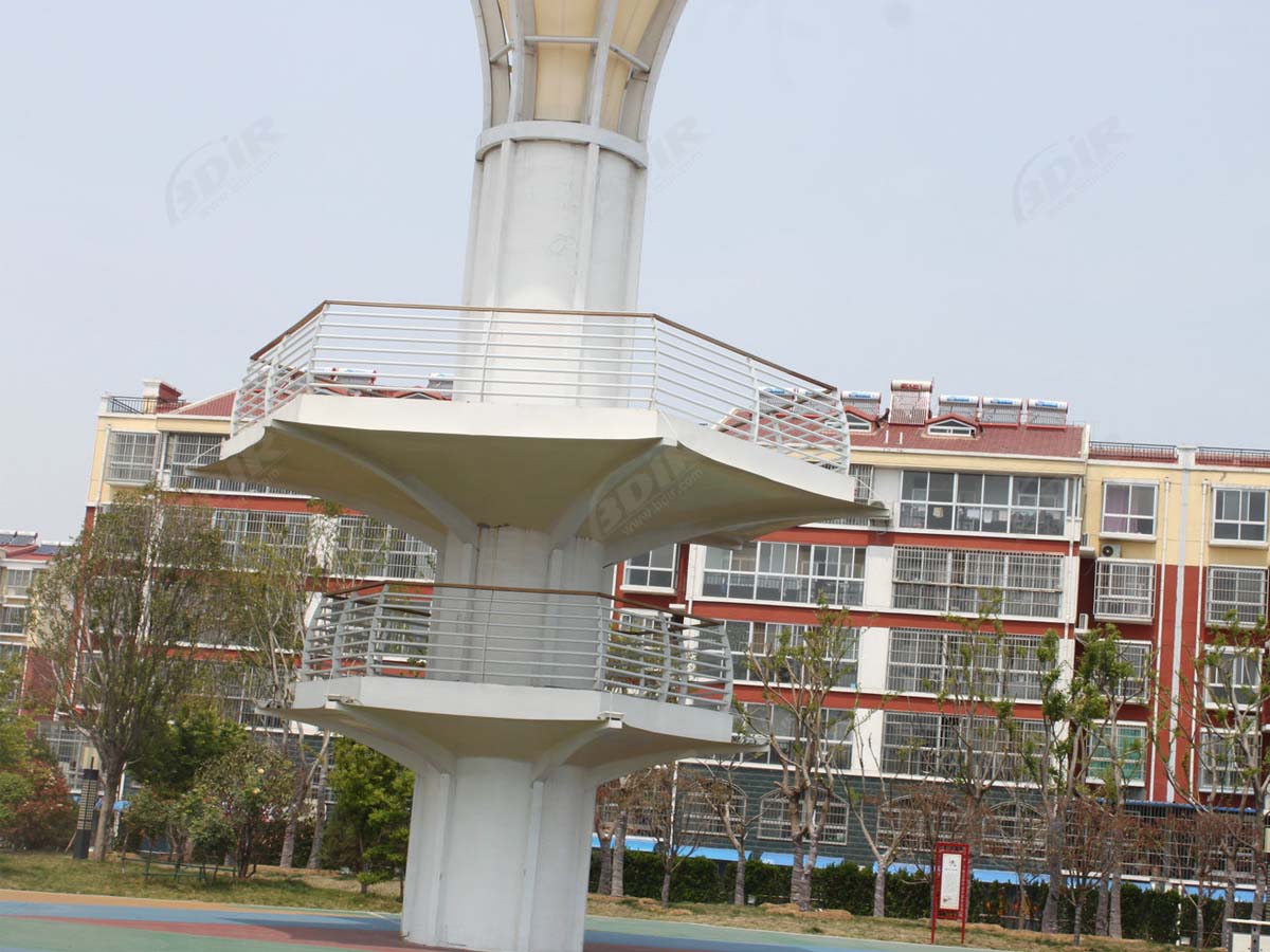 Структуры натяжных тросов для газебо - Башня для натяжных мембранных конструкций