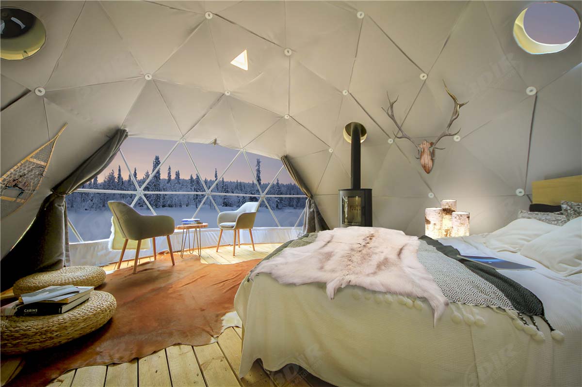 Tenda Geodesic Domes Pods | Glamping Pods | PVC Dome Kits - Desain & Manufaktur