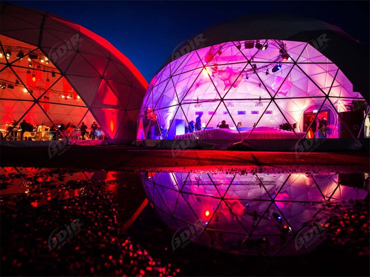GEODESIC DOME-(10M)33FT- No. 1 Leading Tent Supplier of India