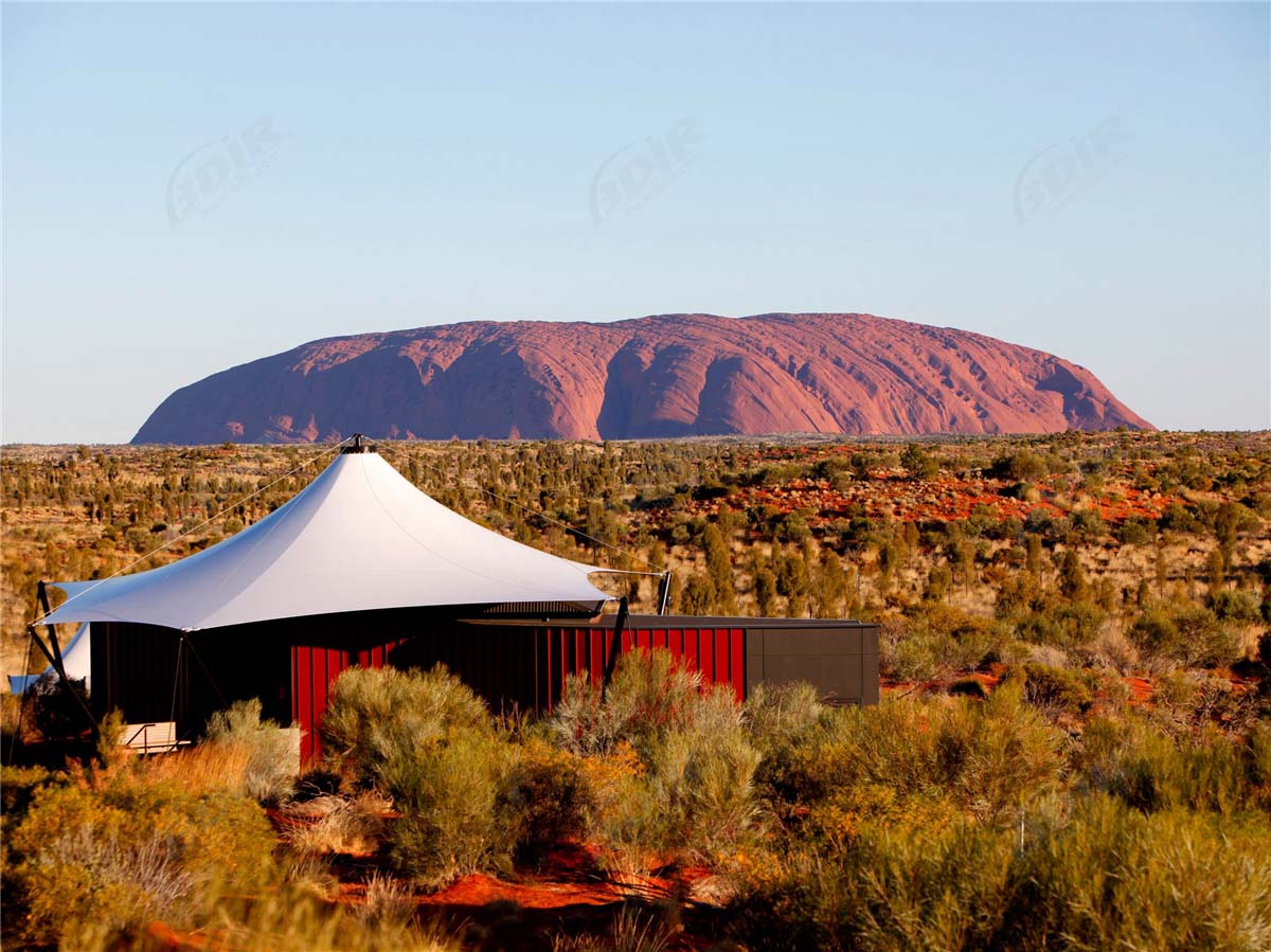 Lojas de Tendas para Glamping | Local de Acampamento de Luxo no Deserto - Austrália