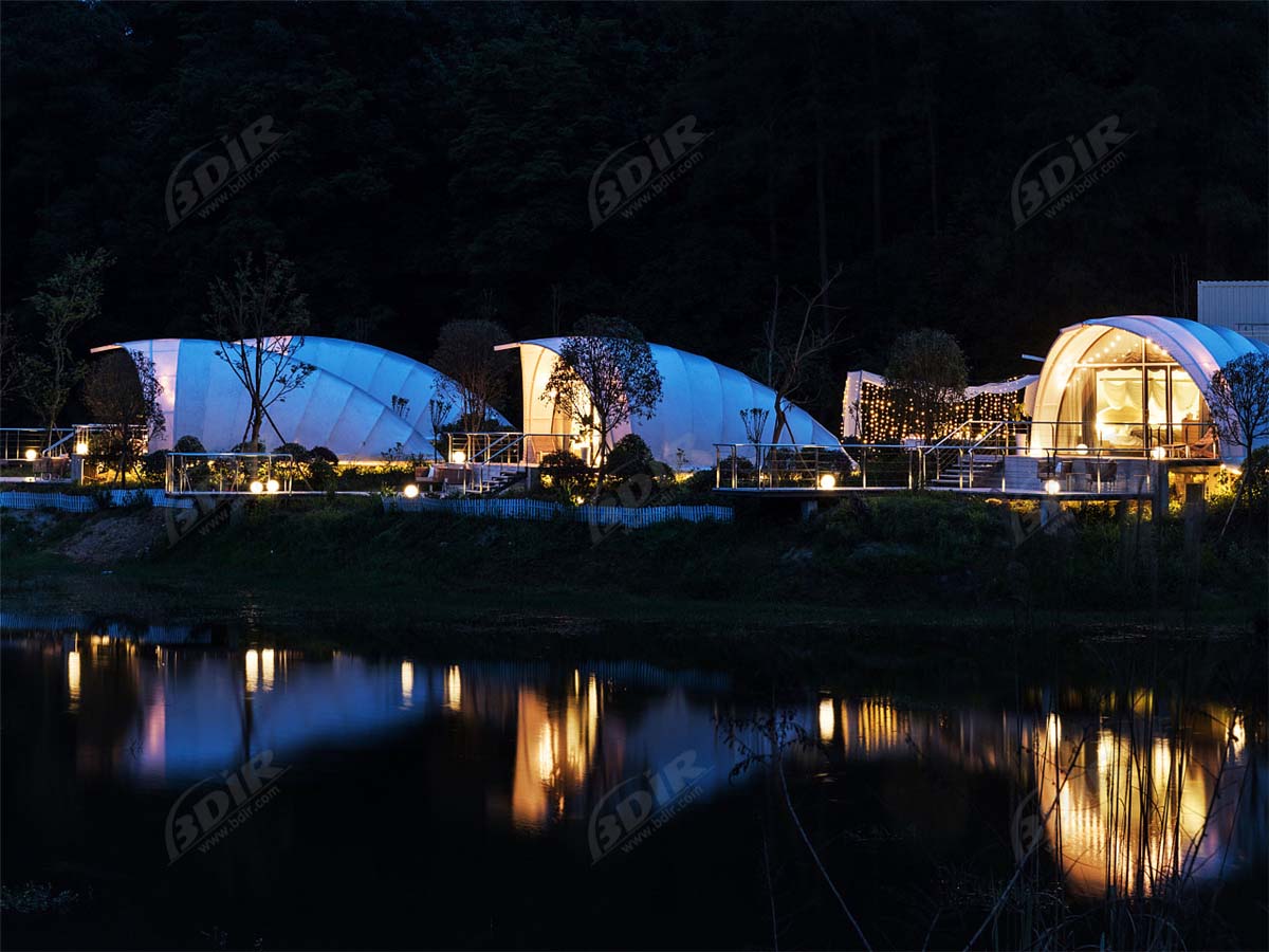 Casulo de Luxo Que Glamping a Casa da Barraca - Fabricante de Tendas Ecológicas