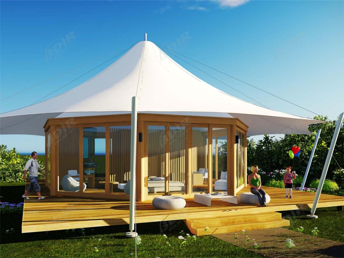 Estruturas Familiares de Luxo para Tendas Ecológicas para Conservar o Resort Mundial das Tartarugas