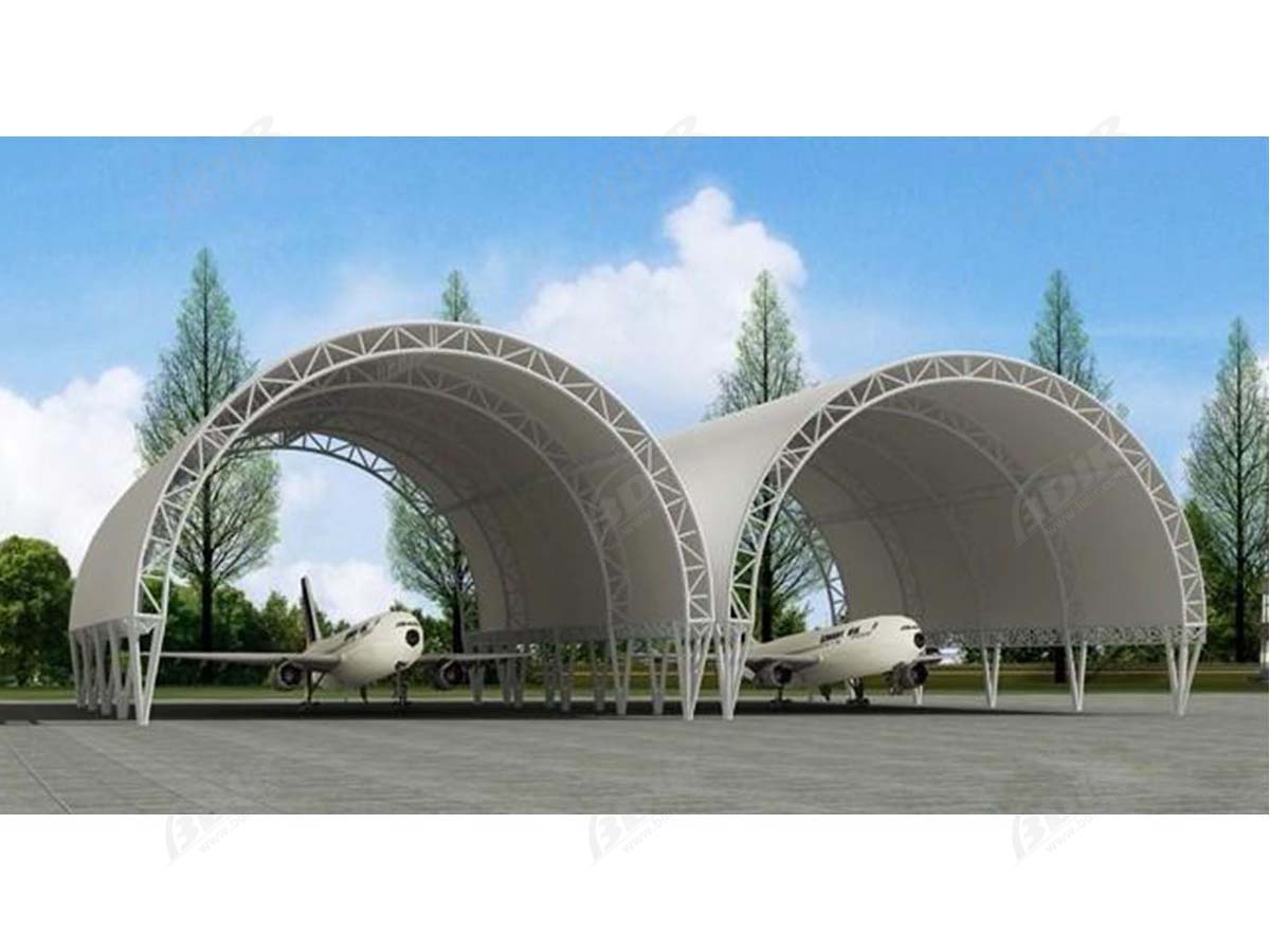 Tensile Fabric Structure for Military, Aviation, Aircraft Hangars, Helicopter Hangar