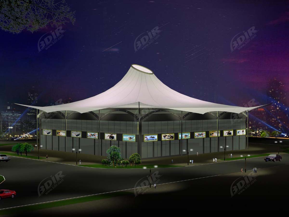 Tensile Structures for Cultural Center Pavilion, Libraries, Theater, Arts Centre