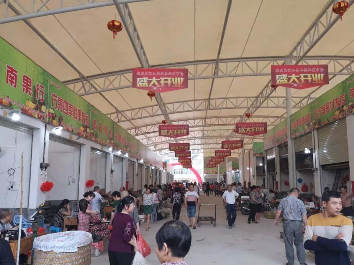 Customize Tensile Structures for Farmers, Fruit, Vegetable, Flower Market