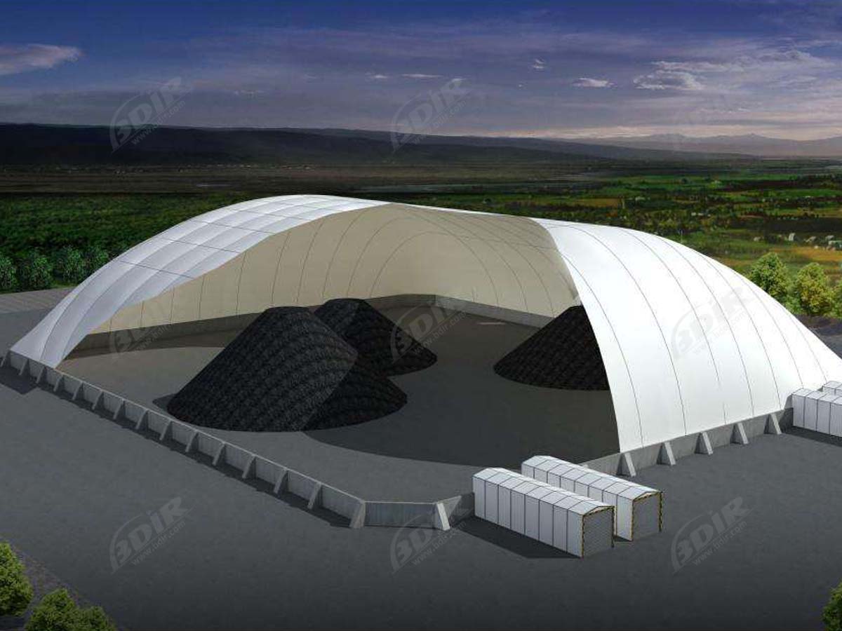 Design Tensile Structures for Mining, Coal Storage Sheds, Coal Bulk Storage