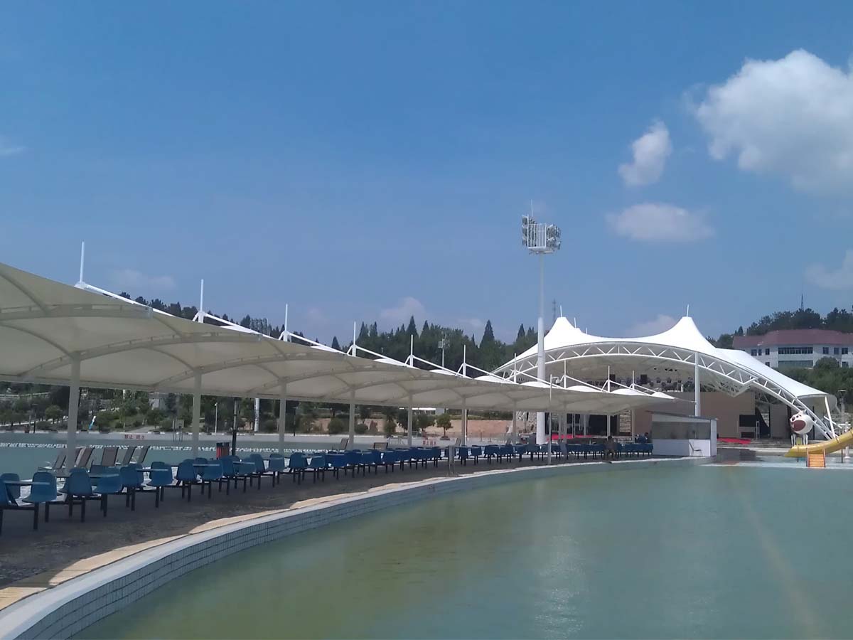 Theme & Water Parks, Aqua world, Water Activities Centre Tensile Structure