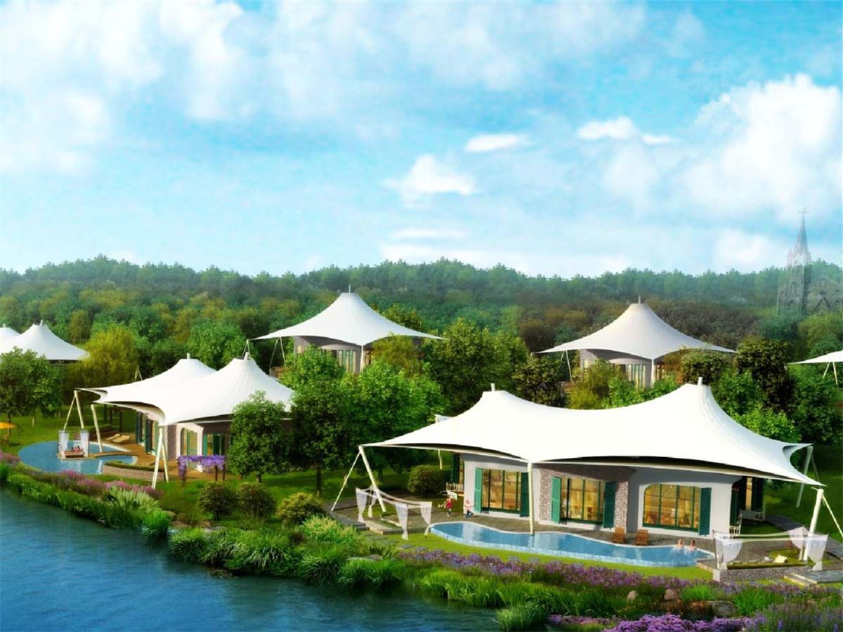 Luxury Tent Hotel, Jungle Tented Resort, Eco Glamping Lodges - Principe Island 