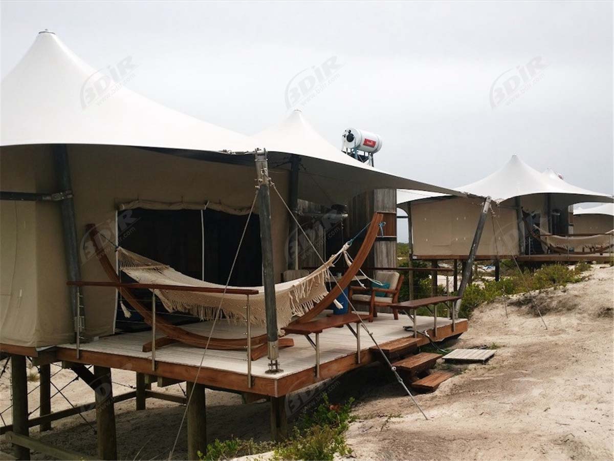 Ein Luxus-Zelt-Resort Direkt am Strand - Ein Unberührtes Insel-Zelt-Resort