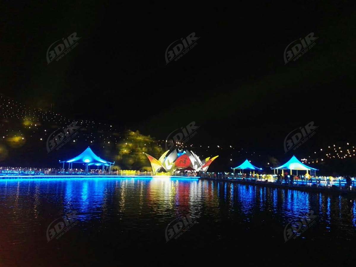 Structure D'entrée de Traction et Paysage de Parc Aquatique D'animation - Chenzhou, Chine