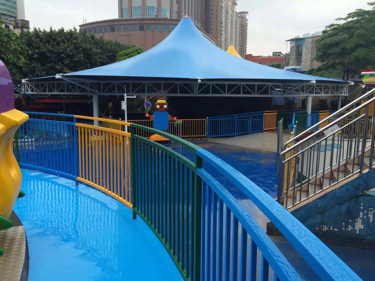 Children's Park Tensile Roof Structure, Playground Canopy - Guangzhou, China