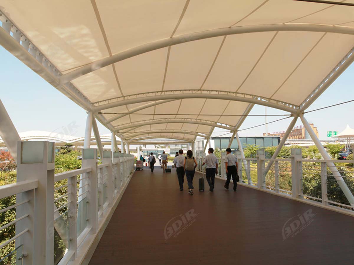 Estrutura Elástica da Passagem da Tela para o Terminal do Aeroporto de Huanghua - Changsha, China