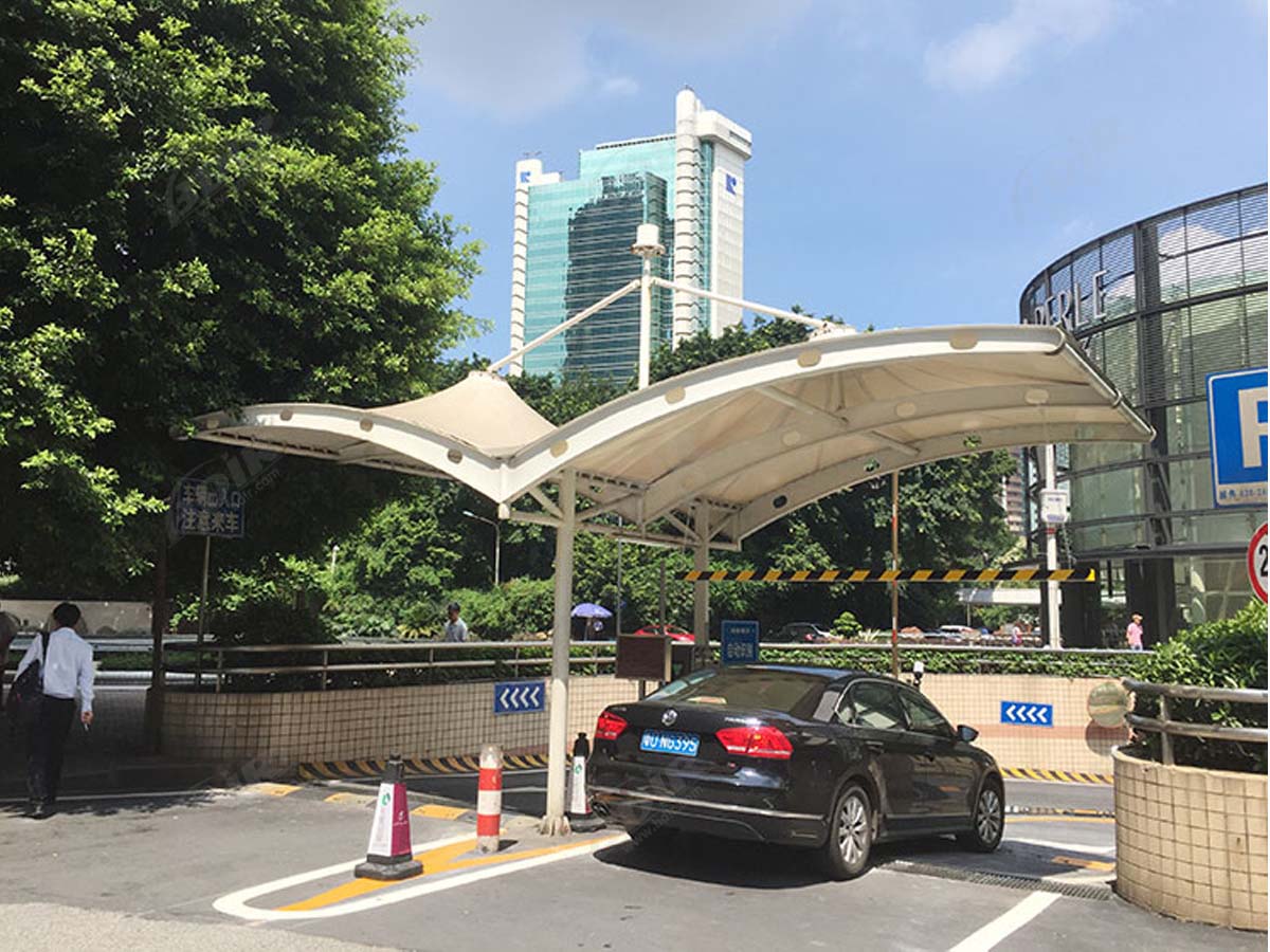 Vriendschapsboek City Car Parking Entrance Shade Structure - Guangzhou, China