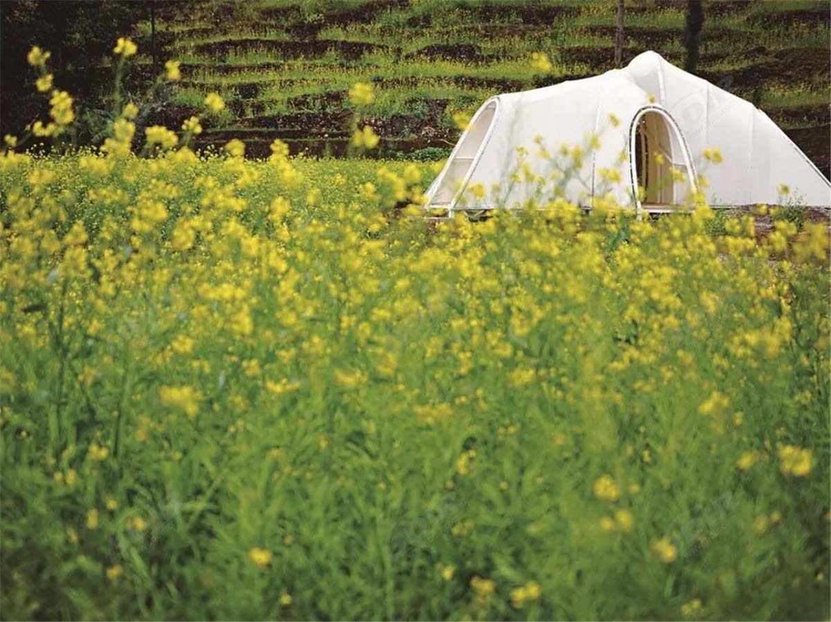 легкие ткани архитектуры, роскошные палаточные палаточные лагеря лагеря - Гуйчжоу, Китай