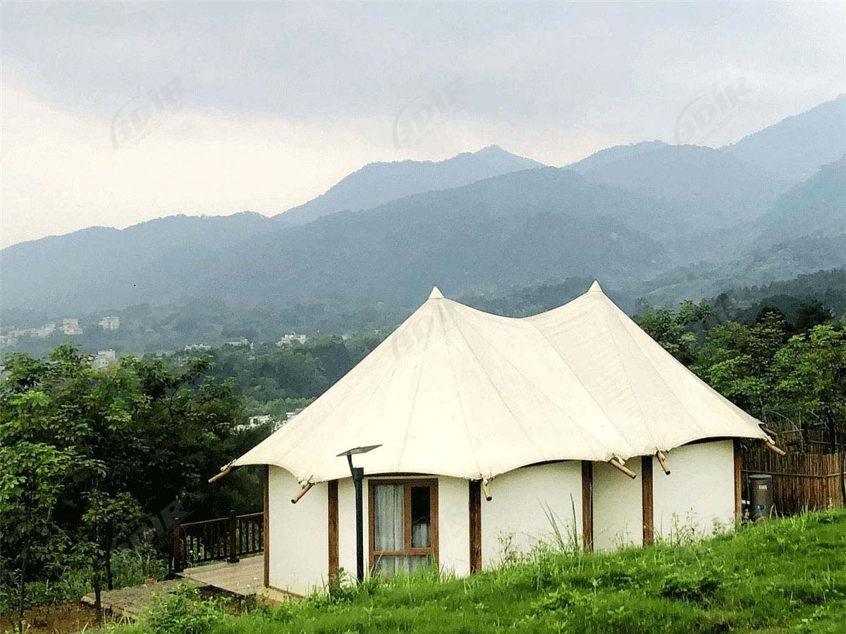 Geodezik Kubbe Kabinli RV Kamp Yeri & Eko Çadır Yapısı Villaları - Guangxi