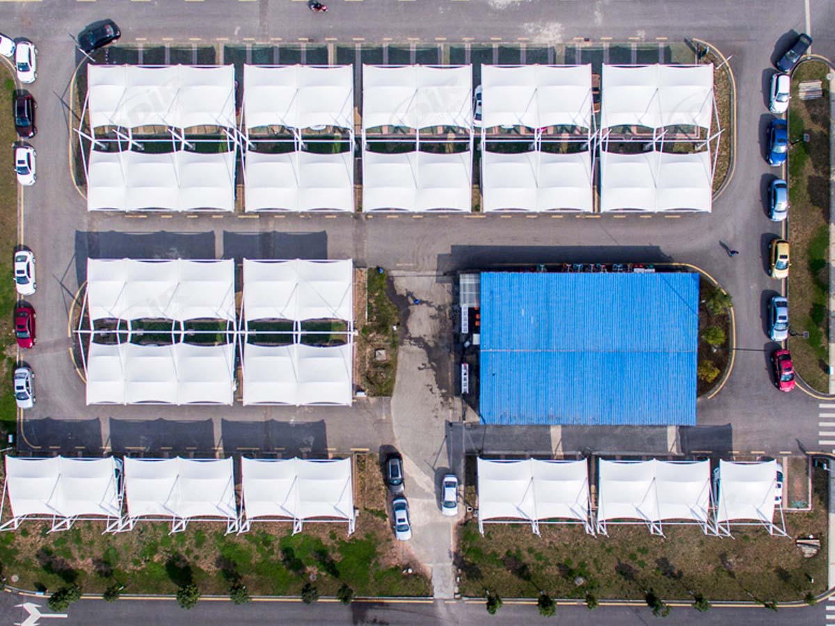 Struktur Parkir Tarik untuk Tempat Parkir Besar - Pabrik Rokok Guiyang