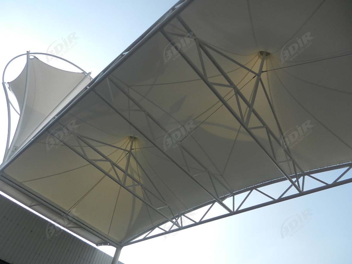 Tensile Roof Structure for Entrance & Gate, Gree Group - Zhuhai, China