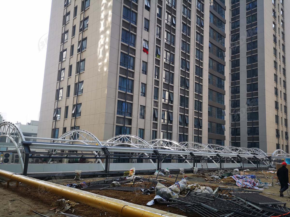 Estrutura Tensionada e Cobertura de Telhado de PTFE do Compras Victoria's Segredo - Macau