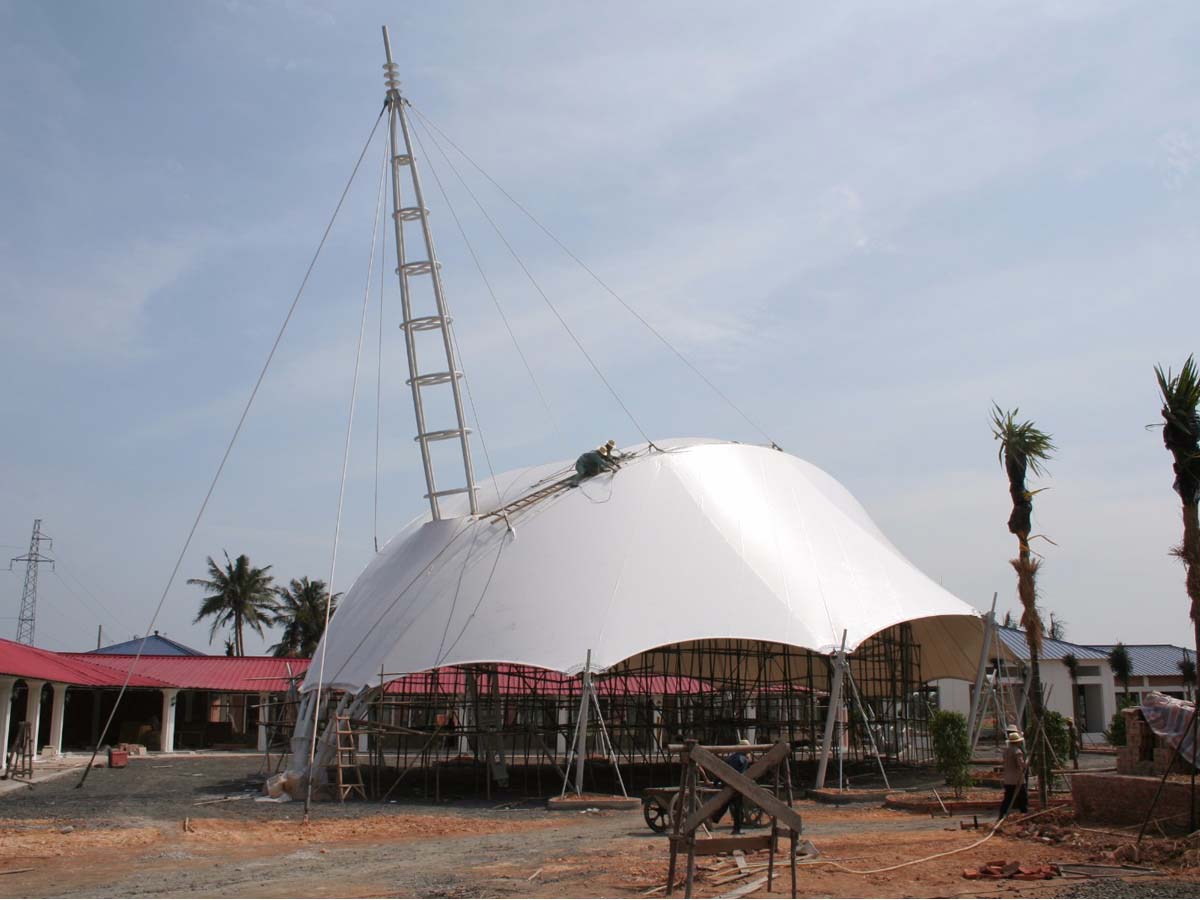 Tensile Fabric Structure for Resorts & Hotels, Events & Display Setup - Rangoon, Burma