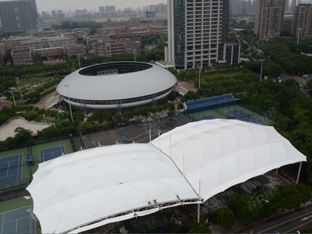 Растяжимая структура ткани для теннисного корта - Тяньцзинь, Китай