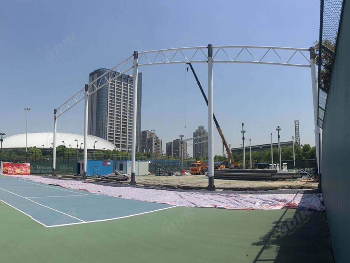 Растяжимая структура ткани для теннисного корта - Тяньцзинь, Китай